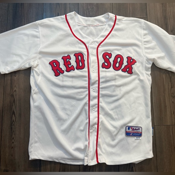 Majestic MLB Authentic Collection Boston Red Sox #15 Jersey Men’s Size 50 EUC
